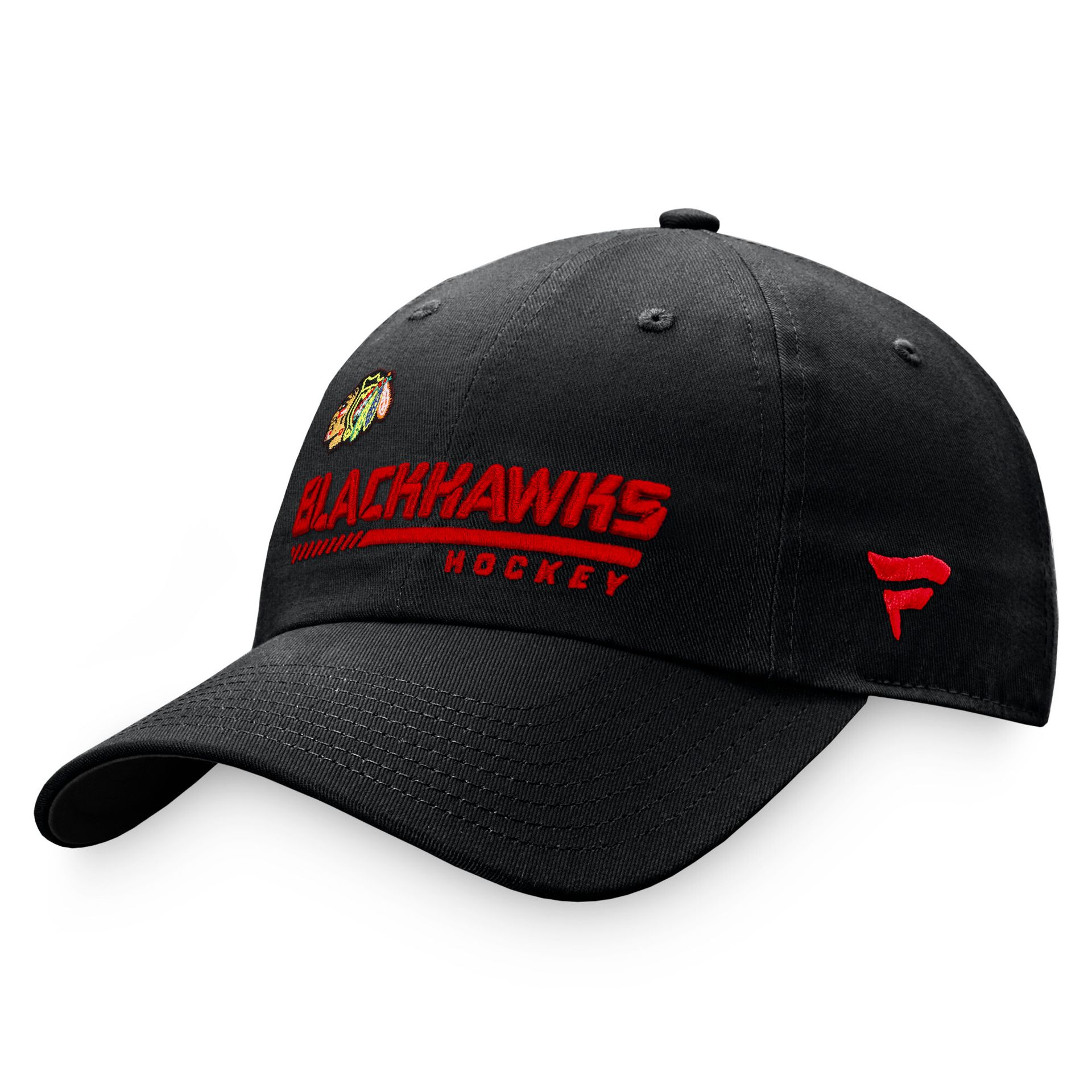Męska czapka z daszkiem Fanatics  Authentic Pro Locker Room Unstructured Adjustable Cap NHL Chicago Blackhawks