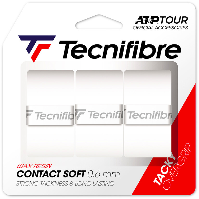 Фото - Бадмінтон Tecnifibre Górna owijka  ATP Contact Soft White 