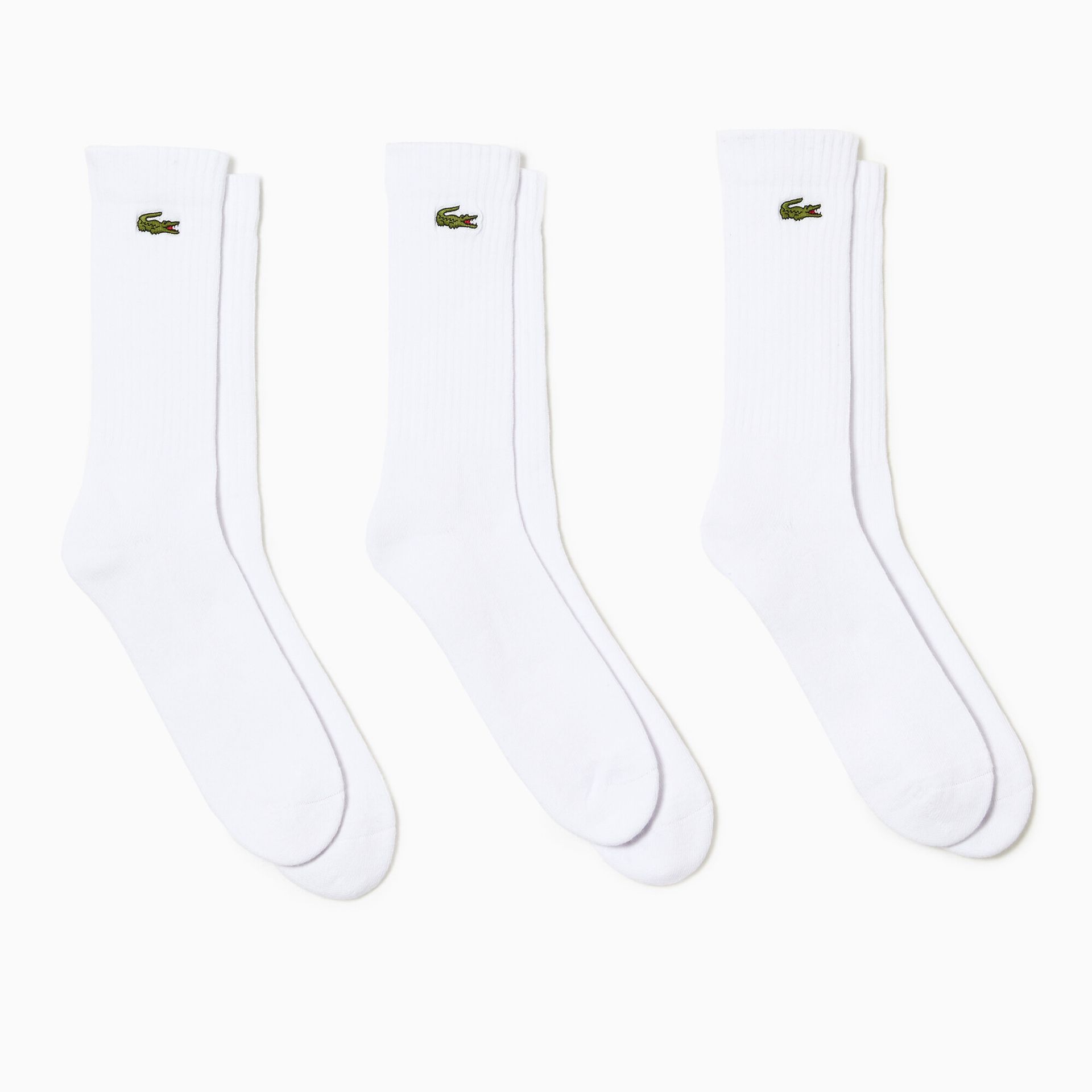 Skarpetki Lacoste  Core Performance Socks White  EUR 35-38