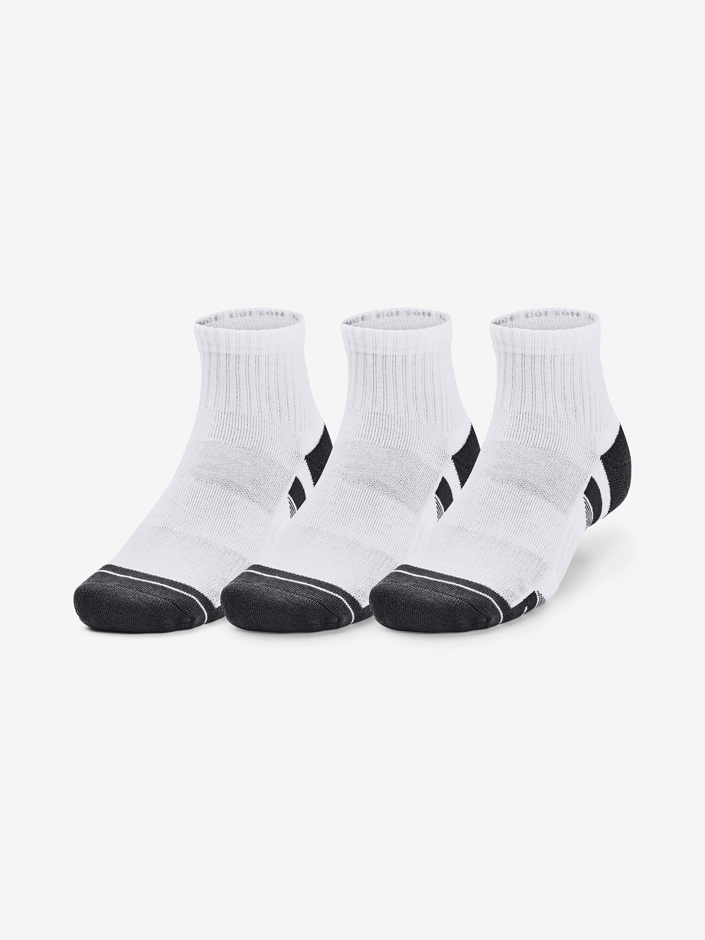 Skarpetki Under Armour  Performance Cotton 3p Qtr-WHT  XL