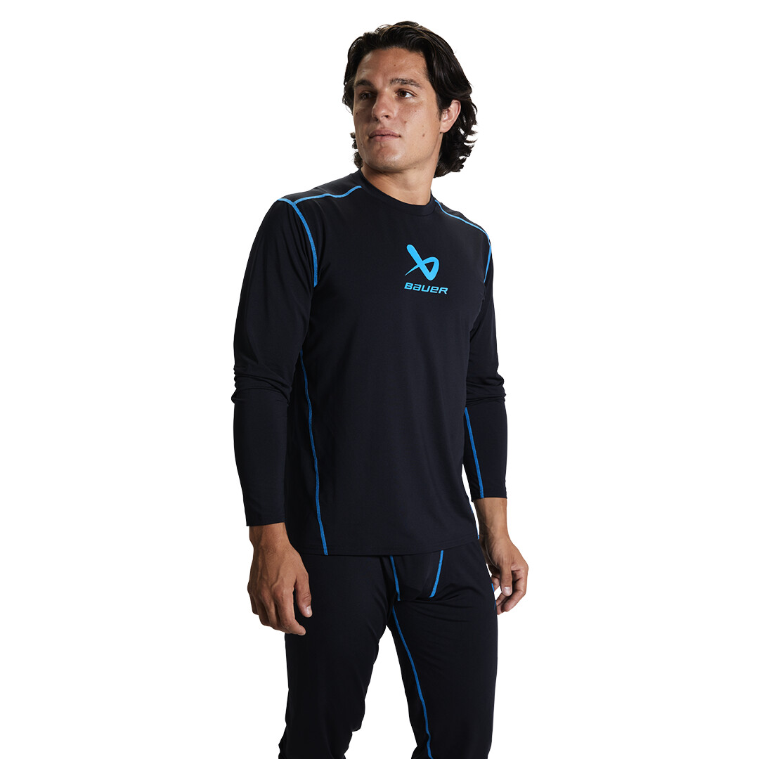 Koszulka męska Bauer  BASICS BL LS TOP Senior M
