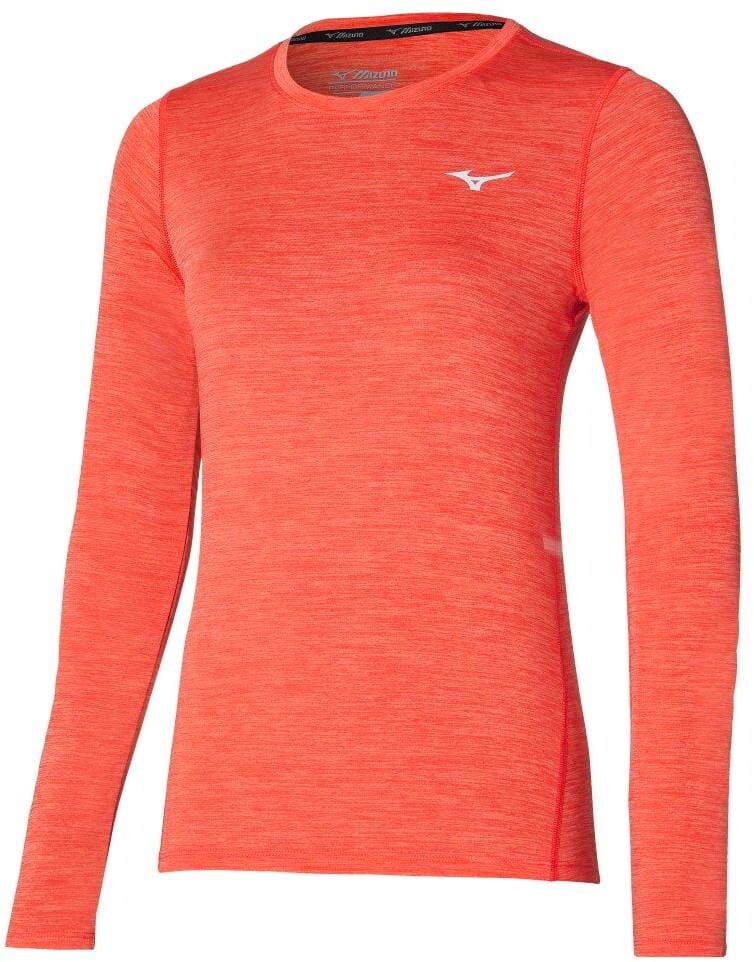 Koszulka damska Mizuno  Impulse Core LS Tee Living Coral S