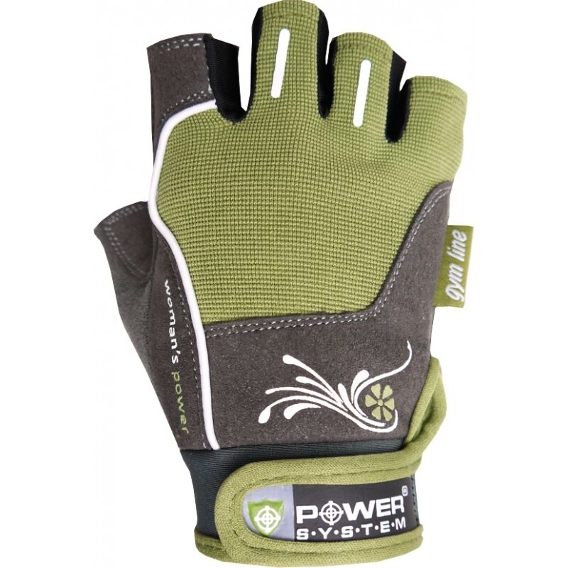 Rękawice fitness Power System  Fitness Rukavice Womans Power Zelené XS