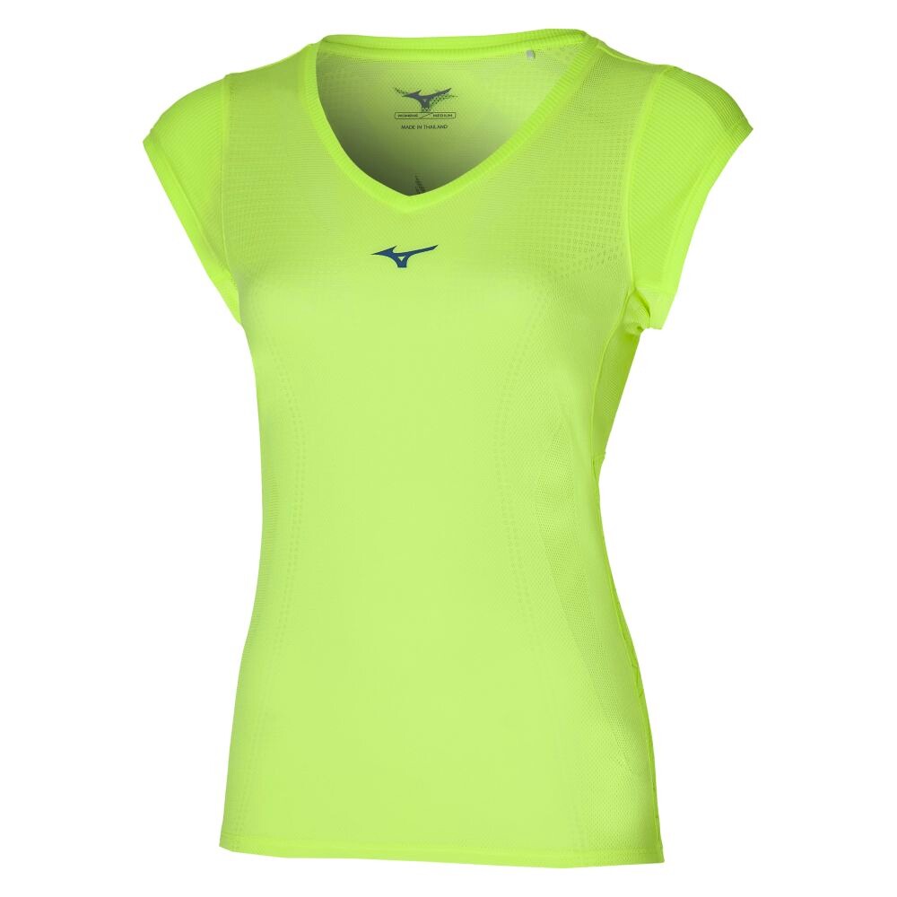 Koszulka damska Mizuno  Aero Tee Neolime M
