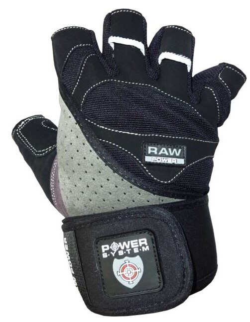 POWERSYSTEM POWER-SYSTEM RĘKAWICZKI RAW POWER-BLACK GREY-XXL 2850BG-6
