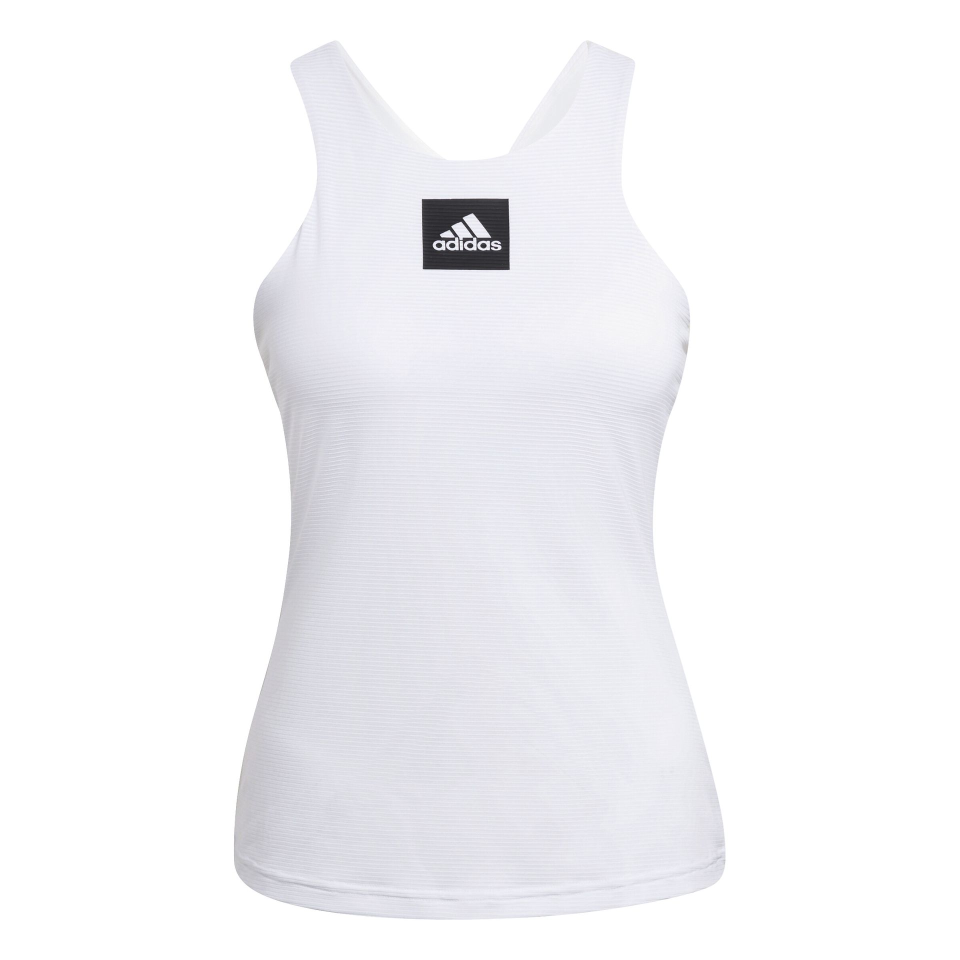 Koszulka damska adidas  Paris Y-Tank Primeblue White M