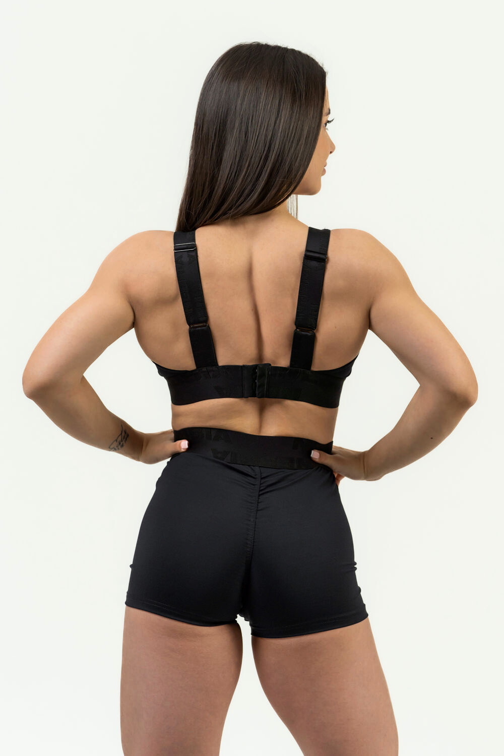 Biustonosz damski Nebbia Intense Women's Padded Sports Bra Iconic 844 Black M