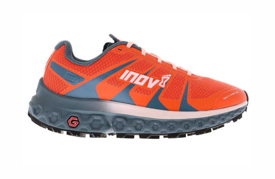 Damskie buty do biegania Inov-8 Trailfly Ultra G 300 Max W (S) Coral/Graphite  UK 7,5