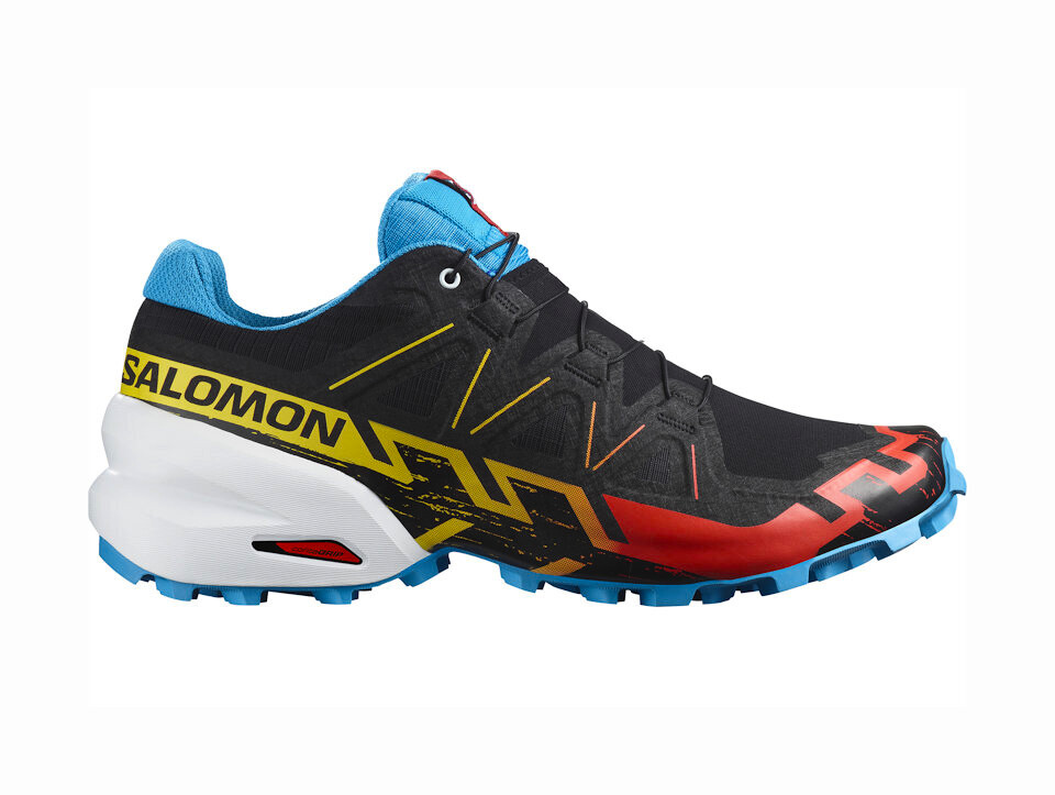 Męskie buty do biegania Salomon  SPEEDCROSS 6 Black/White/Transcend Blue  UK 9,5