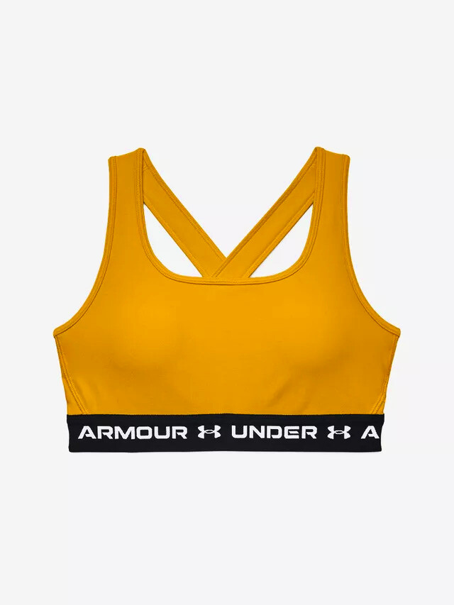 Biustonosz damski Under Armour  Crossback Mid Bra-GLD XS