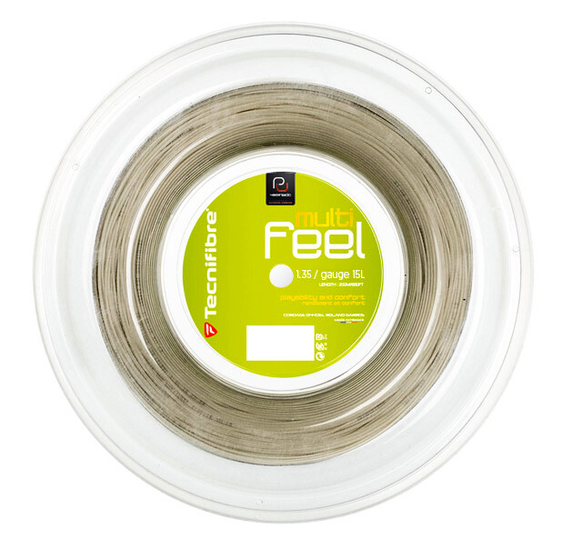 Naciąg tenisowy Tecnifibre Multifeel Natural (200 m) 1,35 mm