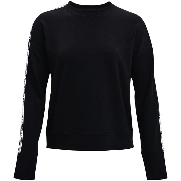 Bluza damska Under Armour  Rival Terry Taped Crew-BLK M