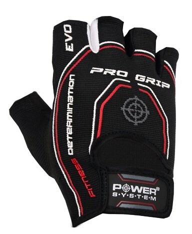 Rękawice fitness Power System  Fitness Rukavice Pro Grip Evo Černé S