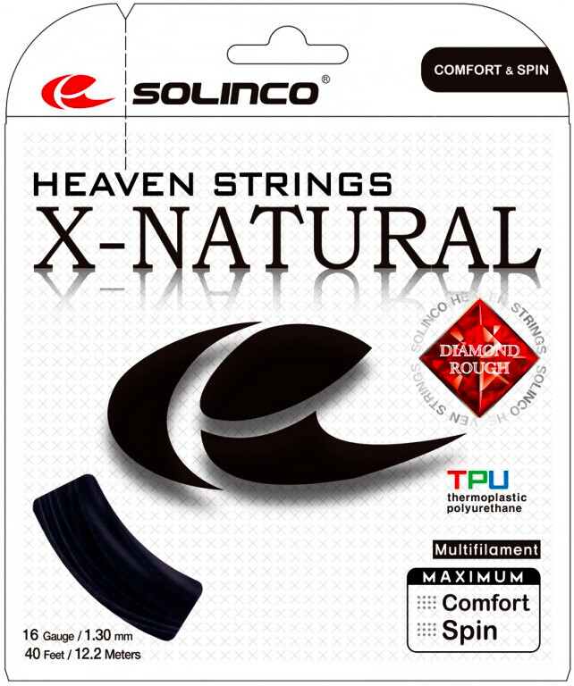 Naciąg tenisowy Solinco  X-Natural (12 m)  1,30 mm