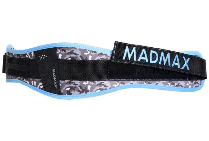 Pas fitness MadMax  Dámský fitness opasek WMN Swarovski MFB314 modrý S