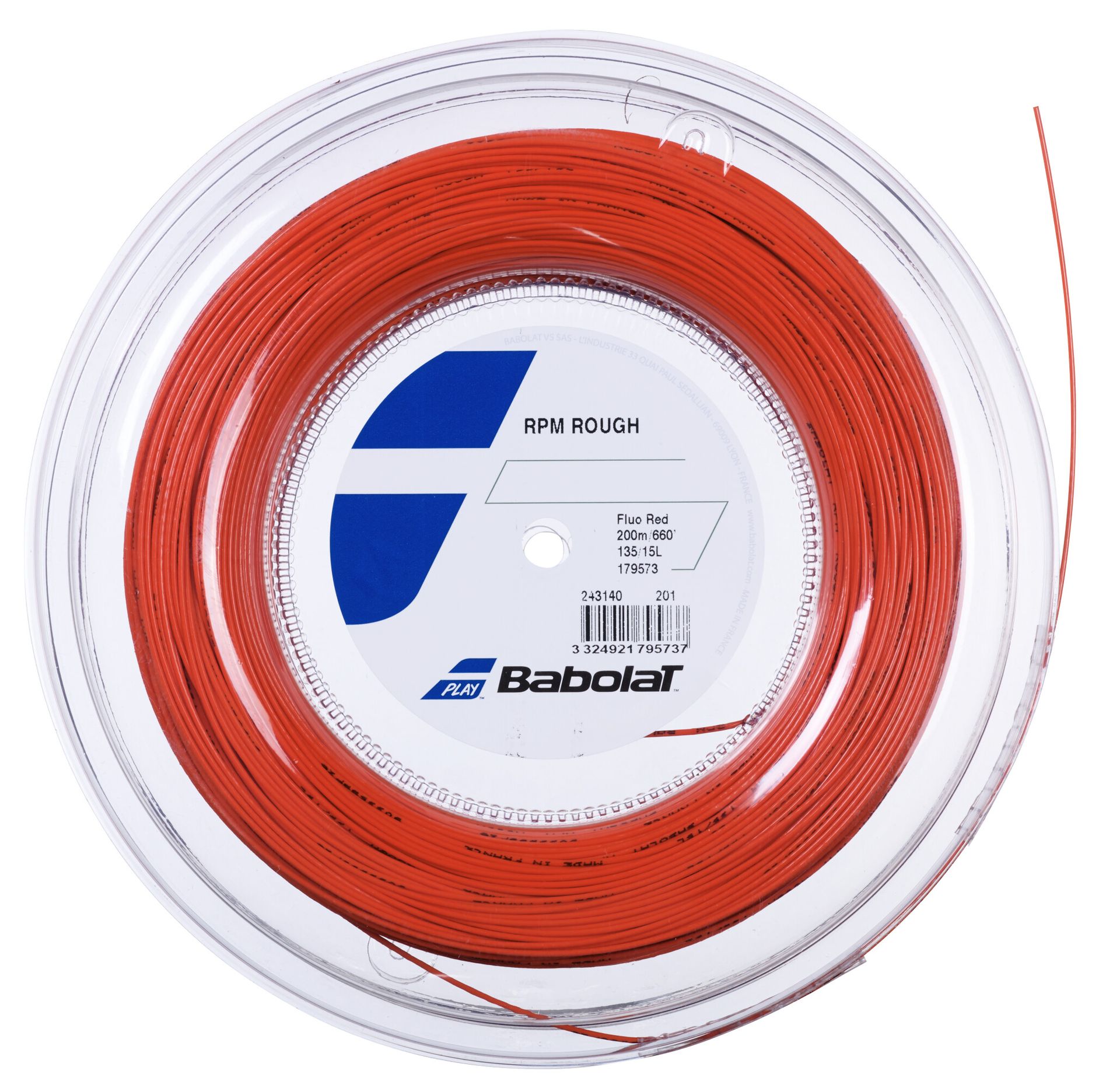 Naciąg tenisowy Babolat  RPM Rough Red 200m  1,30 mm