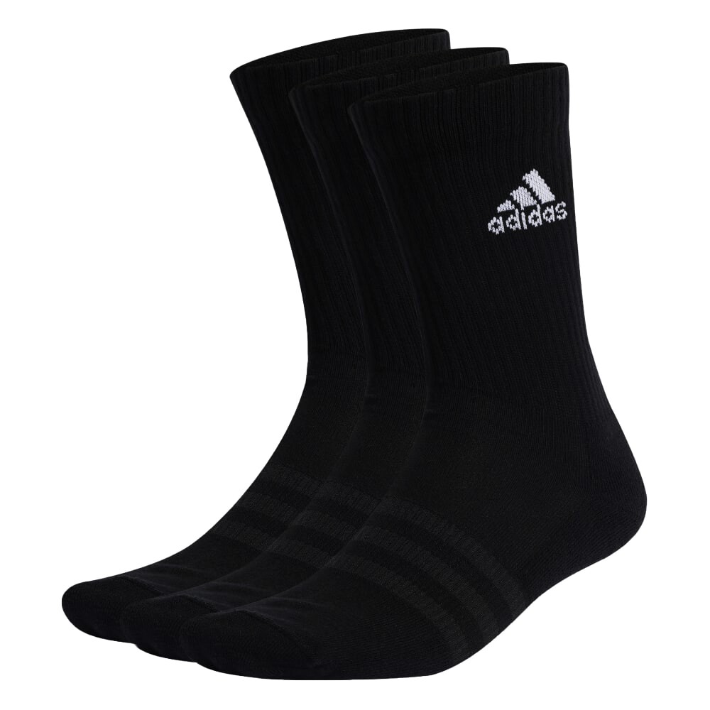 Skarpetki adidas  Cushioned Crew Socks 3 Pairs Black  M