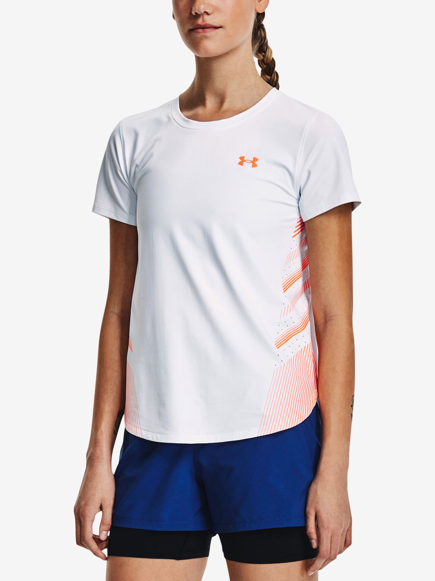 Koszulka damska Under Armour  Iso-Chill Laser Tee II-WHT M