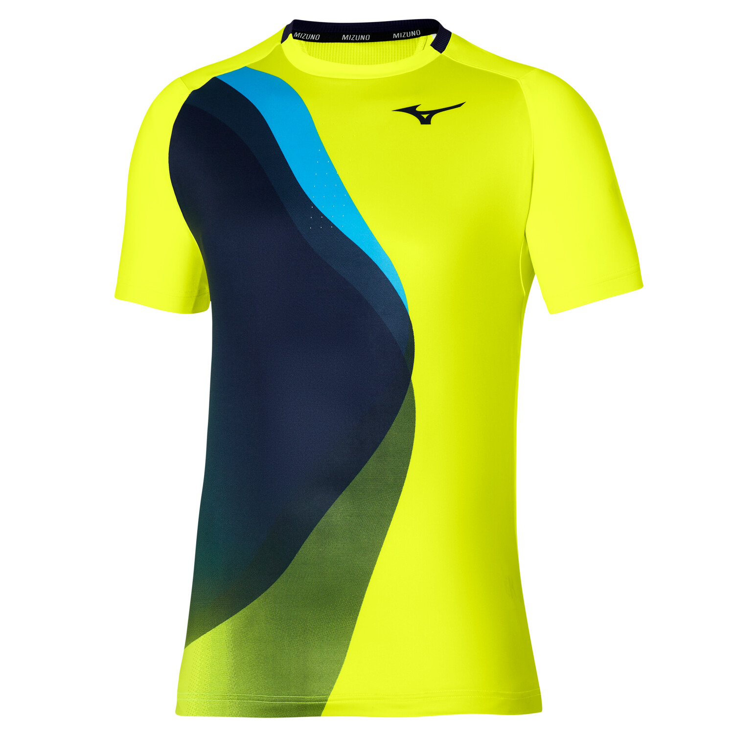 Koszulka męska Mizuno  Release Shadow Graphic Tee Bolt XL