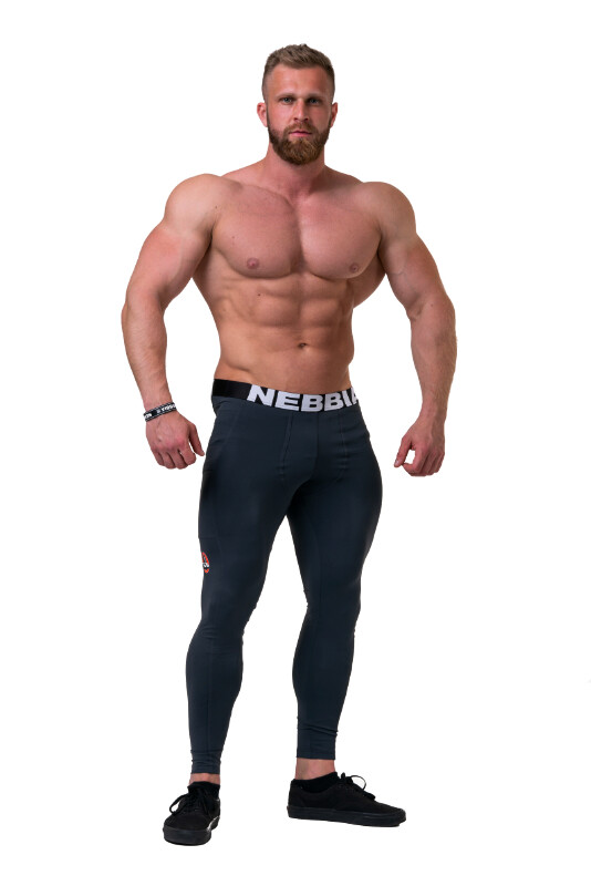 Legginsy męskie Nebbia 1965 Legend of Today leggings 189 dark grey XL