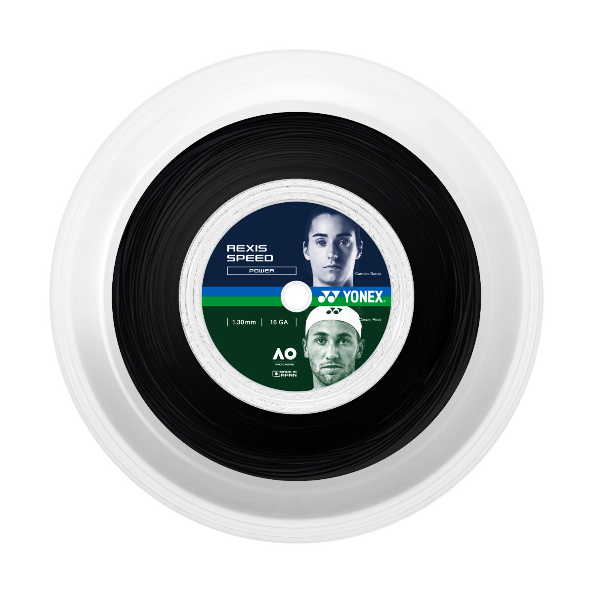 Naciąg tenisowy Yonex  Rexis Speed Black Reel (200 m)  1,30 mm