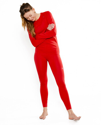 Koszulka damska Craft Keep WARM Fuseknit Comfort LS red S
