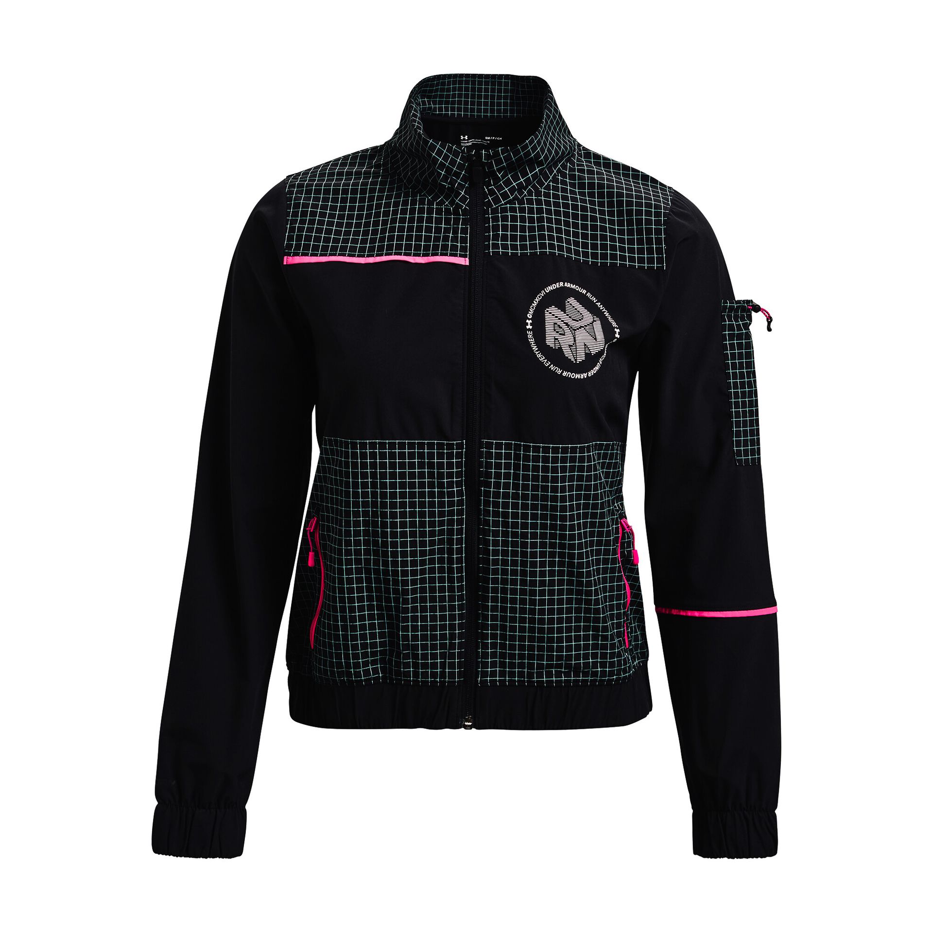 Damska kurtka Under Armour Run Anywhere STORM Jacket-BLK XS