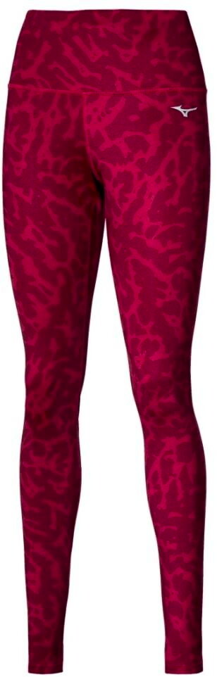 Spodnie damskie Mizuno  Printed Tight /Persian Red XS
