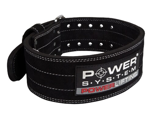 Pas fitness Power System  Opasek Powerlifting Černý M