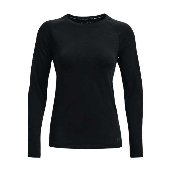 Koszulka damska Under Armour  Seamless Run LS-BLK L