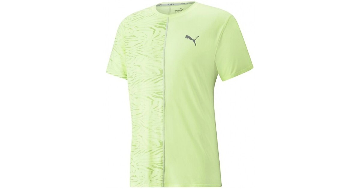 Koszulka męska Puma  Run Graphic SS Tee Fizzy Light S