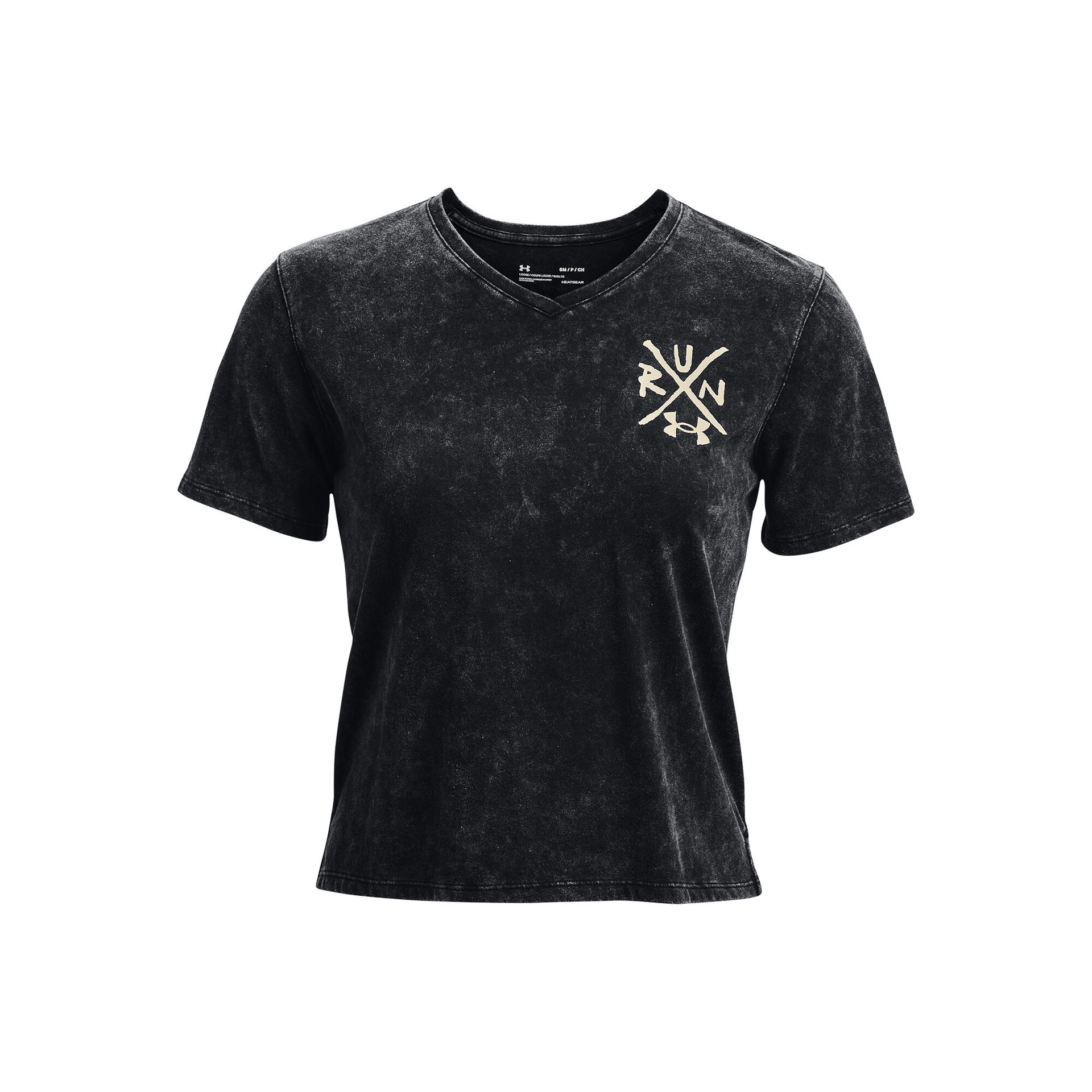 Koszulka damska Under Armour  Destroy All Miles Tee II-BLK L