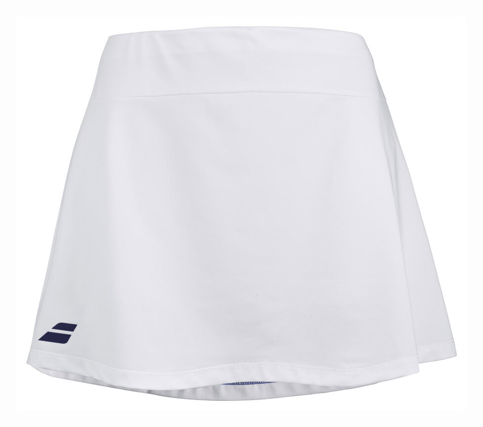 Spódnica dziewczęca Babolat  Play Skirt Girl White/White 10 - 12 lat