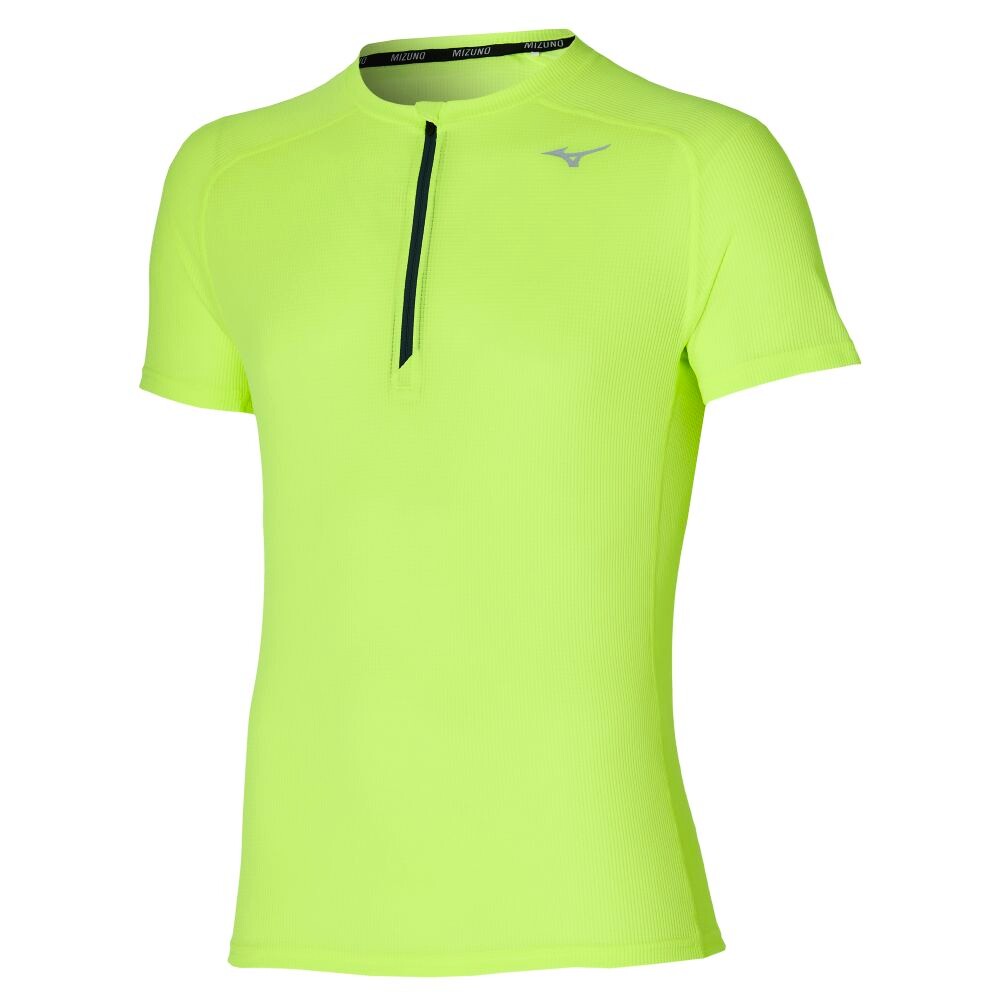 Koszulka męska Mizuno  Trail DryAeroFlow Tee Neolime XL