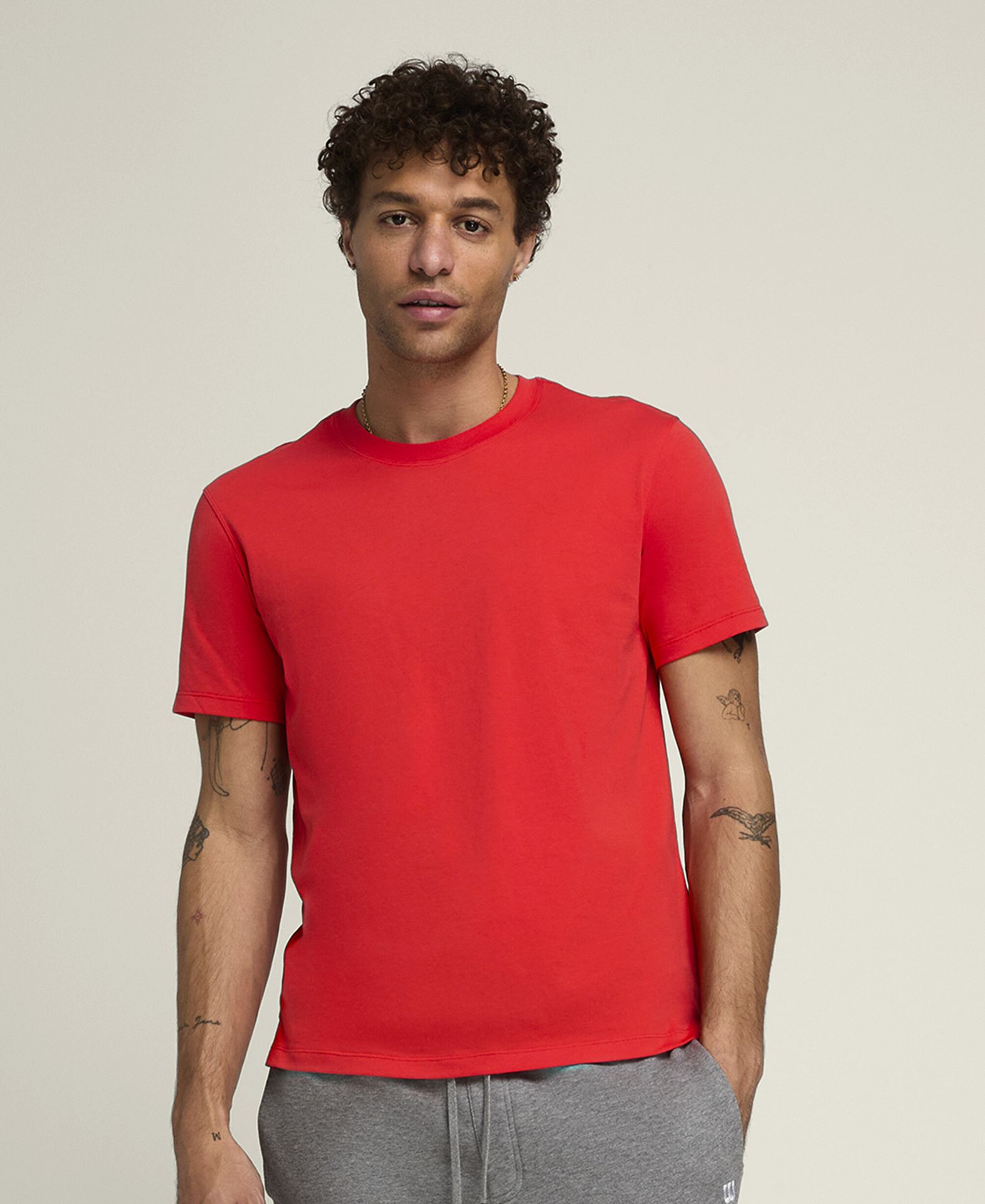 Koszulka męska Wilson M Team Graphic Tee Infrared XXL