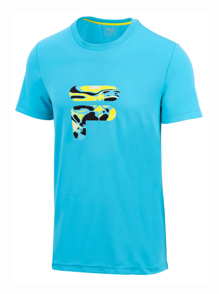 Koszulka męska Fila  T-Shirt Caleb Scuba Blue M