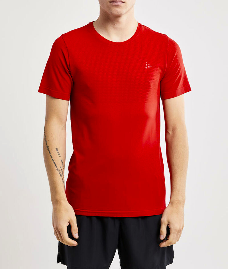Koszulka męska Craft  Fuseknit Light SS red M