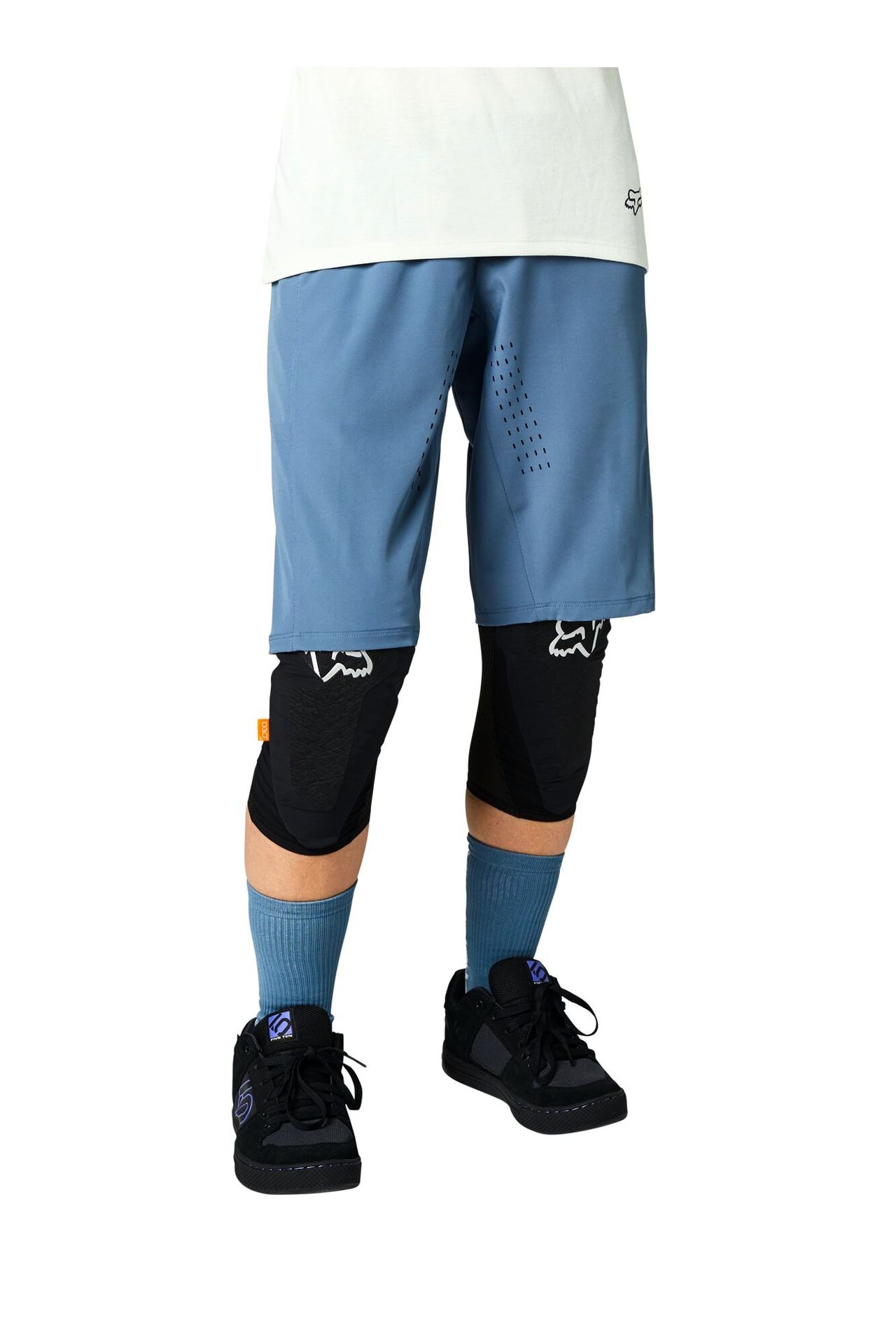 Damskie spodenki rowerowe Fox Womens Flexair Lite Short Matte Blue S