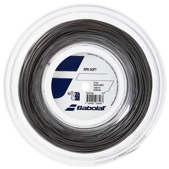 Naciąg tenisowy Babolat  RPM Soft Grey 200m  1,25 mm