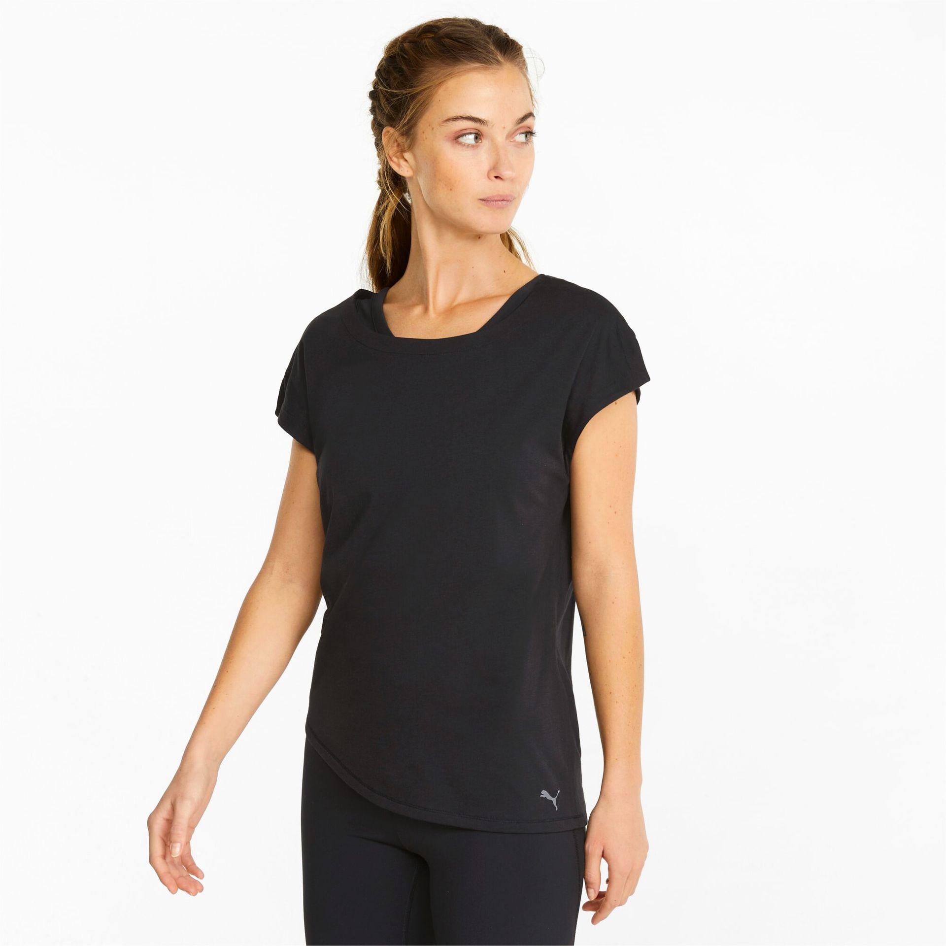 Koszulka damska Puma  Studio Foundation Tee Puma Black M