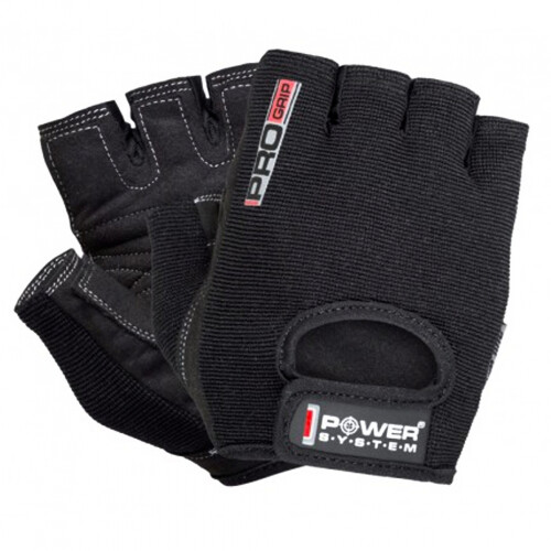 Zdjęcia - Rękawice treningowe Power System Rękawice fitness  Rukavice Pro Grip Black L 