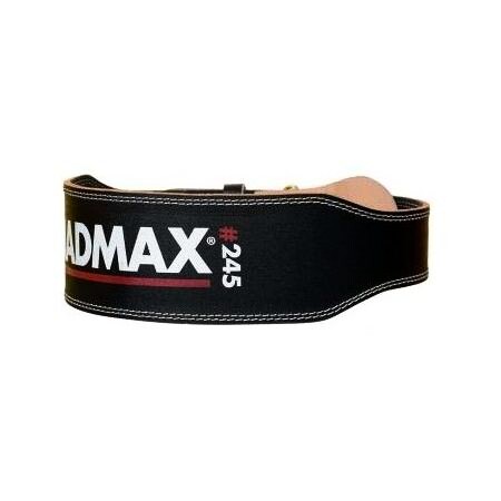 Pas fitness MadMax  Opasek celokožený full leather MFB245 černý M