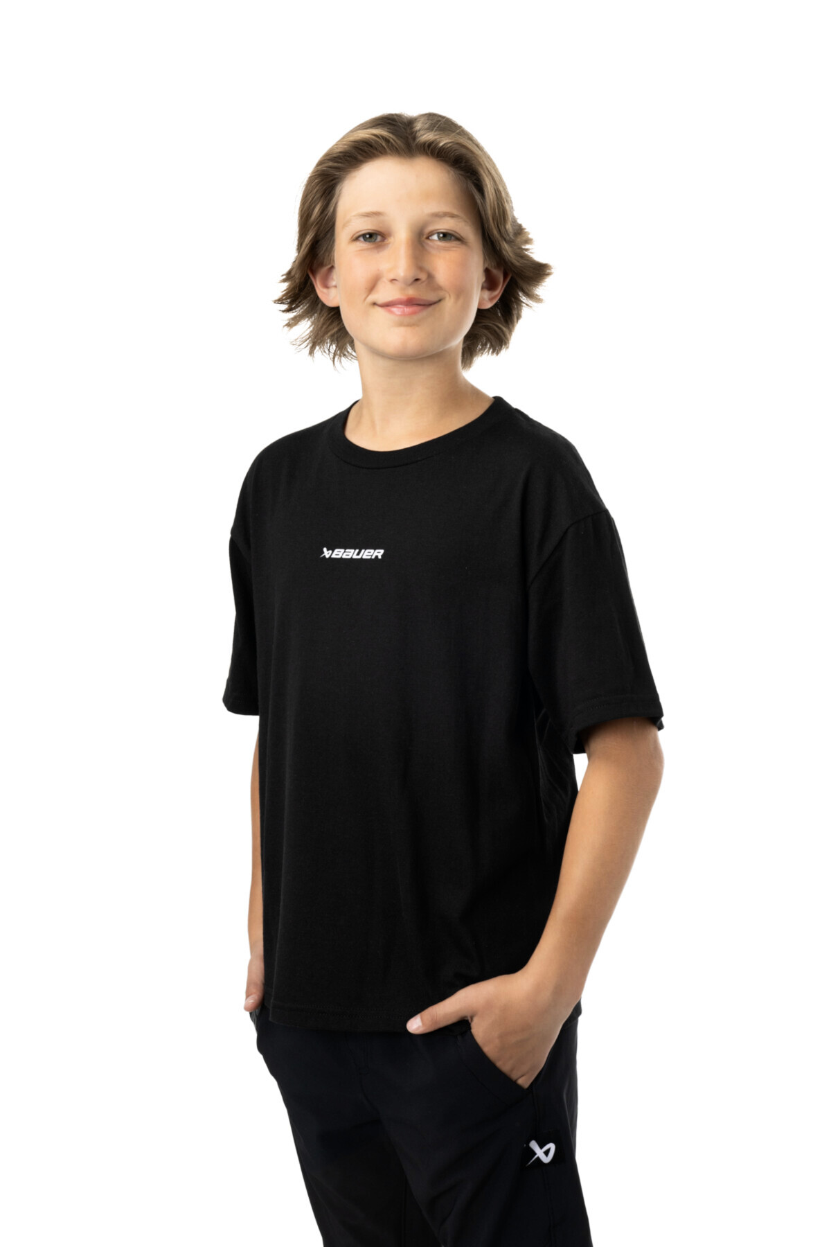 Koszulka dziecięca Bauer Core SS Tee Black S