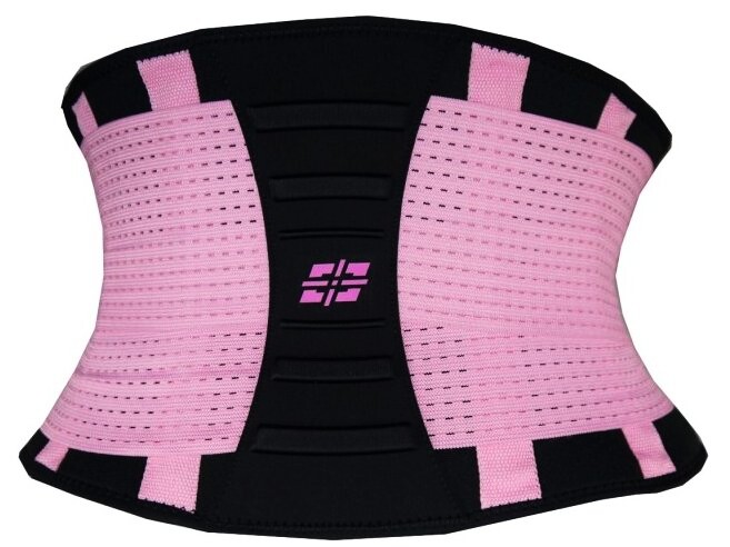 Pas fitness Power System  Zeštíhlující A Tvarující Pás Waist Shaper Růžový L/XL