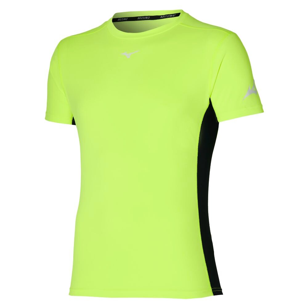Koszulka męska Mizuno  Sun Protect Tee Neolime M