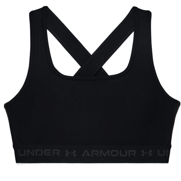 Biustonosz damski Under Armour  Crossback Mid Bra-BLK XS