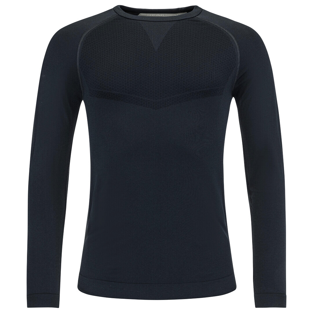 Koszulka męska Head  Flex Seamless LS Men Black M