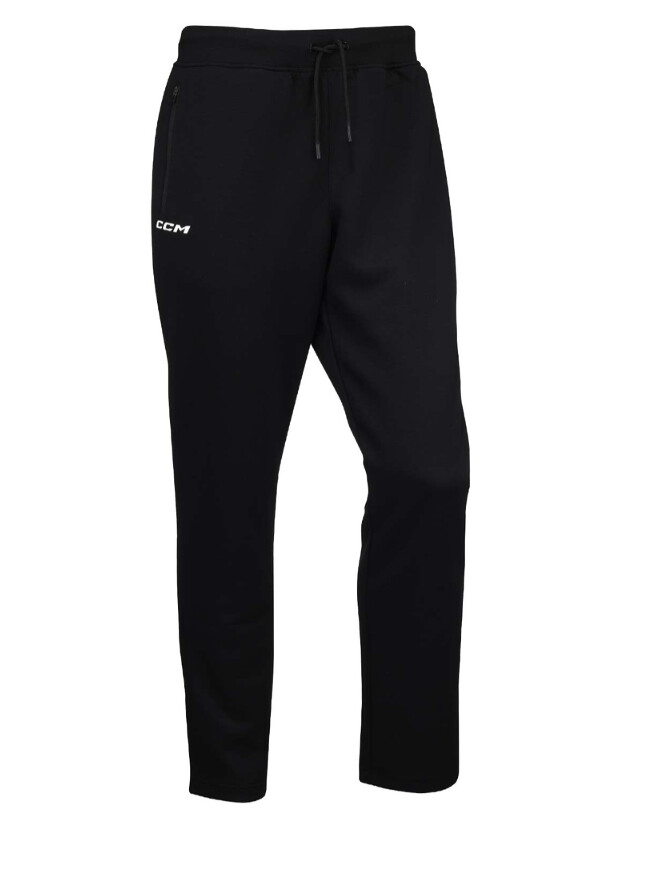 Spodnie męskie CCM  TAPERED LOCKER ROOM FLEECE PANT Black XL