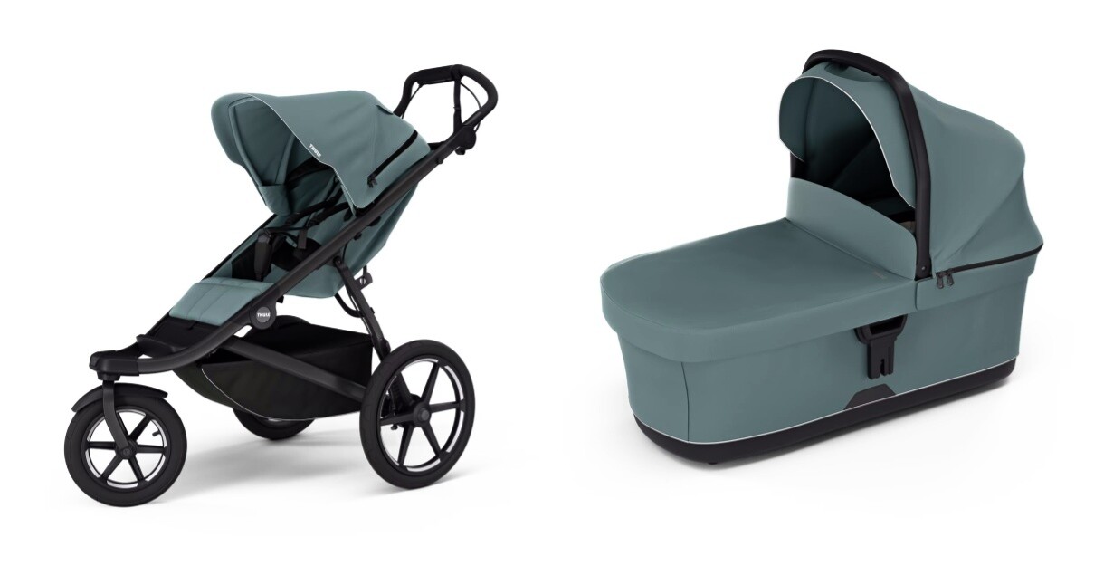 Wózek sportowy Thule Urban Glide 3 Mid blue + Bassinet Mid blue