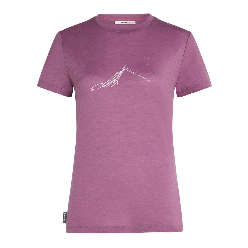 Koszulka damska Icebreaker Merino 150 Tech Lite SS T South Const Deco L